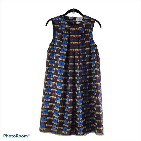 Anna Sui Target Metallic Circles Mini Dress NWT - Picture 2 of 8